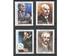 1993 - JUGOSLAVIA - LOTTO/38615 - UOMINI ILLUSTRI 4v. - NUOVI