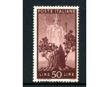 1945 - REPUBBLICA - LOTTO/43035 - 50 LIRE DEMOCRATICA - NUOVO
