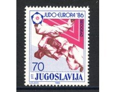 1986 - JUGOSLAVIA - LOTTO/38383 - CAMPIONATI DI JUDO - NUOVO