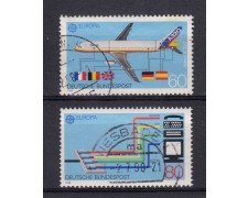 1988 - GERMANIA FEDERALE - EUROPA 2v. - USATI - LOTTO/31320U