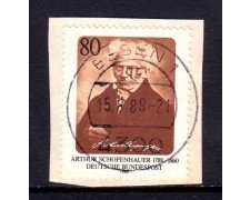 1988 - GERMANIA FEDERALE - A.SCHOPENHAUER - USATO - LOTTO/31324U