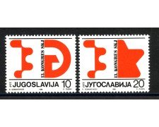 1986 - JUGOSLAVIA - PARTITO COMUNISTA 2v. - NUOVI - LOTTO/38390