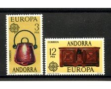 1976 - ANDORRA SPAGNOLA - LOTTO/41374 - EUROPA 2v. - NUOVI
