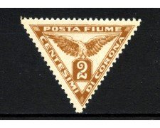 1919 - FIUME - LOTTO/42306 - 2 CENTESIMI FRANCOBOLLI PER GIORNALI - NUOVO