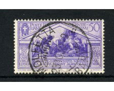 1930 - REGNO - LOTTO/43378A - 50 CENT. BIMILLENARIO DI VIRGILIO - USATO ANNULLO MOLFETTA
