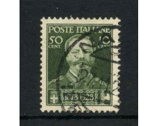 1928 - REGNO - LOTTO/43412 - 50 CENT. CINQUANTENARIO DI VITT.EMANUELE II° - USATO
