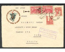 1938 - SPAGNA - LOTTO/42428 - BUSTA VIA AEREA DA SARAGOZZA A ROMA  CENSURA MILITARE