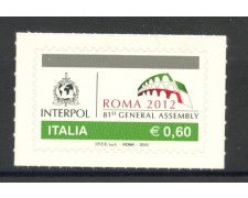 2012 - REPUBBLICA - INTERPOL - NUOVO - LOTTO/37170