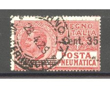 1927 - REGNO - LOTTO/39901 - 35 SU 40c. POSTA PNEUMATICA - USATO