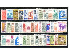 1970/92 - JUGOSLAVIA - LOTTO/38631 - POSTA ORDINARIA 50 FRANCOBOLLI NUOVI