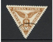 1919 - FIUME - LOTTO/42307 - 2 CENTESIMI FRANCOBOLLI PER GIORNALI - USATO