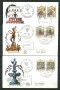 1974 - REPUBBLICA - FONTANE - 3 BUSTE FDC FILAGRANO VIAGGIATE - LOTTO/27462