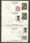 1974 - REPUBBLICA - FONTANE - 3 BUSTE FDC FILAGRANO VIAGGIATE - LOTTO/27462