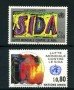 1990 - LOTTO/23363 - ONU SVIZZERA - LOTTA A.I.D.S. 2v. - NUOVI