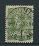 1919 - LOTTO/17433 - FIUME - 5c. VERDE CARTA SOTTILE - USATO