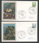 1985 - LOTTO/18404 - REPUBBLICA - CASTELLI PER DISTRIBUTORI - 2 FDC