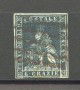 1851/52 - TOSCANA - LOTTO/40279 - 6 CRAZIE ARDESIA SU GRIGIO - USATO