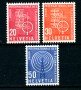 1960 - LOTTO/23112 - SVIZZERA - SERVIZIO TELECOMUNICAZIONI 3v. - NUOVI