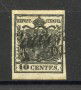 1854/55 - LOMBARDO VENETO - LOTTO/40486 - 10 Centesimi NERO CARBONE - USATO