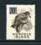 1966 - NORFOLK ISLAND - LOTTO/20427 - 20c. PROVIDENCE PETREL - NUOVO