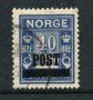 1929 - LOTTO/21029 - NORVEGIA - 40 ore OLTREMARE - USATO