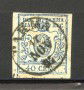 1857 - DUCATO DI PARMA - LOTTO/40244 - 40 cent. AZZURRO - USATO