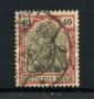 1902 - LOTTO/17689 - GERMANIA - 40p. CARMINIO NERO - USATO