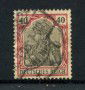 1902 - LOTTO/17689 - GERMANIA - 40p. CARMINIO NERO - USATO