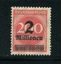 1923 - LOTTO/17883 - GERMANIA REICH - 2Mn. su 200m. ROSSO - NUOVO