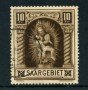1925 - LOTTO/24291 - SARRE - 10 Fr. MADONNA DI BLIESKASTEL - USATO