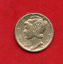 1939 - STATI UNITI - LOTTO/M47558 - 1 DIME ARGENTO MERCURIO