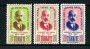 1956 - LOTTO/23180 - TURCHIA - POETA AKIF ERSOY 3v. - NUOVI