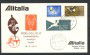 1973 - SUD AFRICA  - LOTTO/41616 - ALITALIA PRIMO VOLO JOHANNESBURG  NAIROBI ROMA