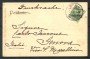 1904 - GERMANIA - CARTOLINA DA SINGEN A GENOVA - LOTTO/20810