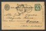 1901 - SVIZZERA - CARTOLINA POSTALE PER L'ITALIA CON AFFRANCATURA AGGIUNTA - LOTTO/31827