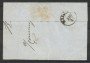 1858 - LOMBARDO VENETO - LOTTO/40555 -  15 Cent. ROSA SALMONE + 30 Cent. BRUNO - BUSTA DA TREVISO