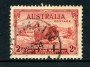 1934 - LOTTO/21549 - AUSTRALIA - 2 d. J.MACARTHUR  - USATO