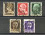 1943 - BASE ATLANTICA - LOTTO/39892 - SOPRASTAMPATI  5v. USATI - FIRMATI G.OLIVA
