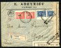 1919 - GRECIA - LOTTO/42427 - BUSTA RACCOMANDATA DA ATENE PER GOLDAU - ANNULLI DI CENSURA