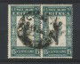 1930 - LOTTO/17728C - ERITREA - 15 cent. SOGGETTI AFRICANI - COPPIA USATI