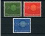 1960 - LOTTO/22675 - GERMANIA FEDERALE - EUROPA 3v. - NUOVI