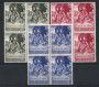 1959 - LOTTO/5865Q - VATICANO - NATALE 3v. - QUARTINE
