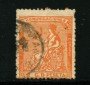 1873 - LOTTO/16600 - SPAGNA - 2 cent. ARANCIO ALLEGORIA - USATO
