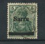1920 - SARRE - LOTTO/20877 - 5p. VERDE - USATO