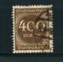 1923 - LOTTO/17860 - GERMANIA REICH - 400m. BRUNO - USATO