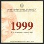 1999 - REPUBBLICA - LOTTO/M41024 - SERIE DIVISIONALE CON 1000 LIRE ARGENTO ALFIERI