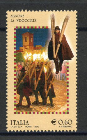 2012 - REPUBBLICA - 'NDOCCIATA DI AGNONE - NUOVO - LOTTO/37175