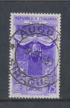 1953 - LOTTO/6198U - REPUBBLICA - MERITO AL LAVORO USATO