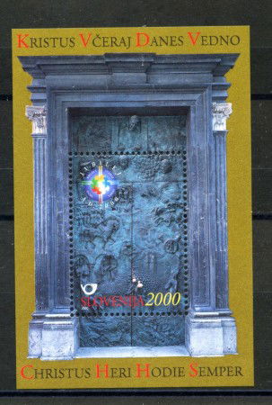 2000 - SLOVENIA - GIUBILEO ANNO SANTO  FOGLIETTO - NUOVO - LOTTO/33990