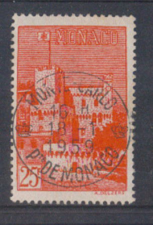 1954 - LOTTO/8619U - MONACO -25 Fr. ROSSO VEDUTE - USATO